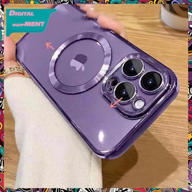 Clear Cover Wireless Magnetically Charged Mobile Phone Case High-end Luxury Shockproof Transparent Tpu Soft Case Transparent
Clear Cover Wireless Magnetically Charged Mobile Phone Case High-end Luxury Shockproof Transparent Tpu Soft Case Transparent