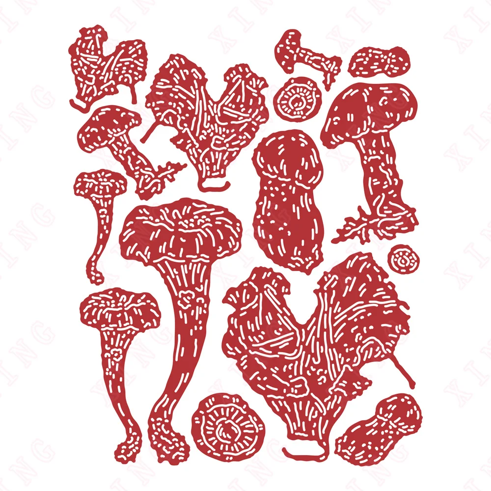 Newest Scrapbook Paper Decoration Embossing Template Diy Gift Card Handmade Craft Reusable Mold Mushrooms Metal Cutting Dies Set
Newest Scrapbook Paper Decoration Embossing Template Diy Gift Card Handmade Craft Reusable Mold Mushrooms Metal Cutting Dies Set