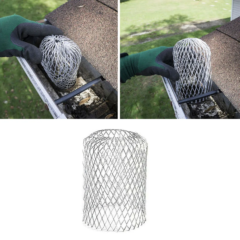Durable Drain Pipe Cover Gutter Cover 150 * 80 Mm 2 To 4 Inches 4 Pieces Aluminum Guards Gutter Leaf Debris Mud Trap
Durable Drain Pipe Cover Gutter Cover 150 * 80 Mm 2 To 4 Inches 4 Pieces Aluminum Guards Gutter Leaf Debris Mud Trap