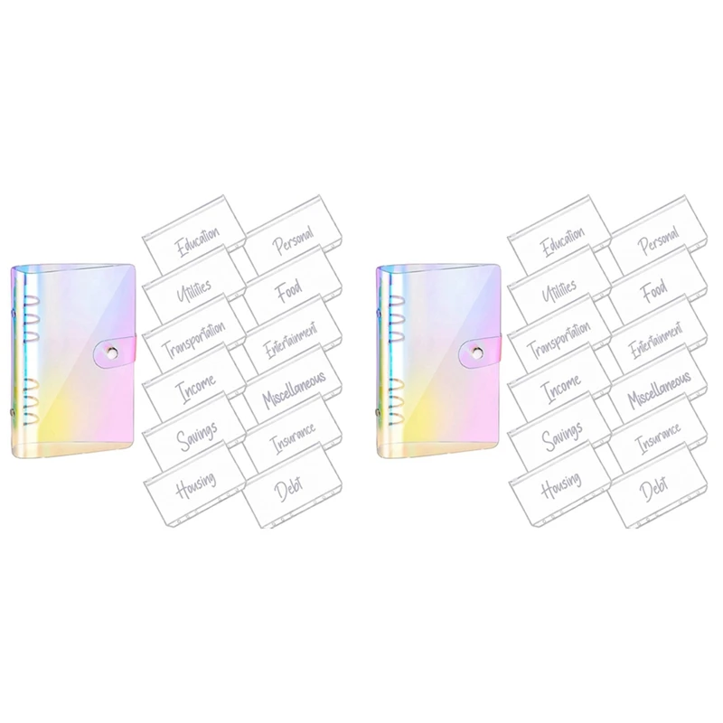 2X A6 PU Leather Notebook Magnetic Personal Planning Binder With 24 Binder Pockets Binder Zipper Folder E
2X A6 PU Leather Notebook Magnetic Personal Planning Binder With 24 Binder Pockets Binder Zipper Folder E