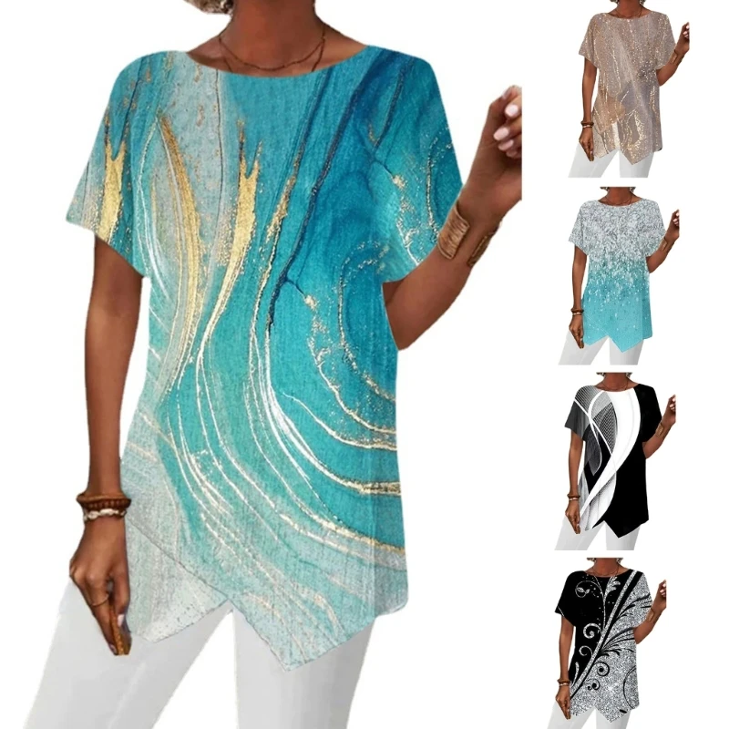 Женский топ-туника со скрытым животом, топы для леггинсов, футболка с круглым вырезом, летняя рубашка 10CE
Женский топ-туника со скрытым животом, топы для леггинсов, футболка с круглым вырезом, летняя рубашка 10CE