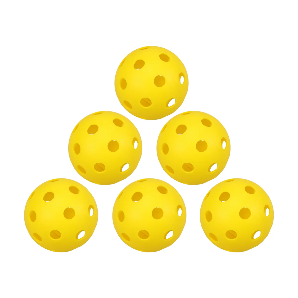 6PCS Practice Balls Hollow Balls Lightweight Sports Training Balls for Driving Range Indoor Outdoor Yellow
6PCS Practice Balls Hollow Balls Lightweight Sports Training Balls for Driving Range Indoor Outdoor Yellow