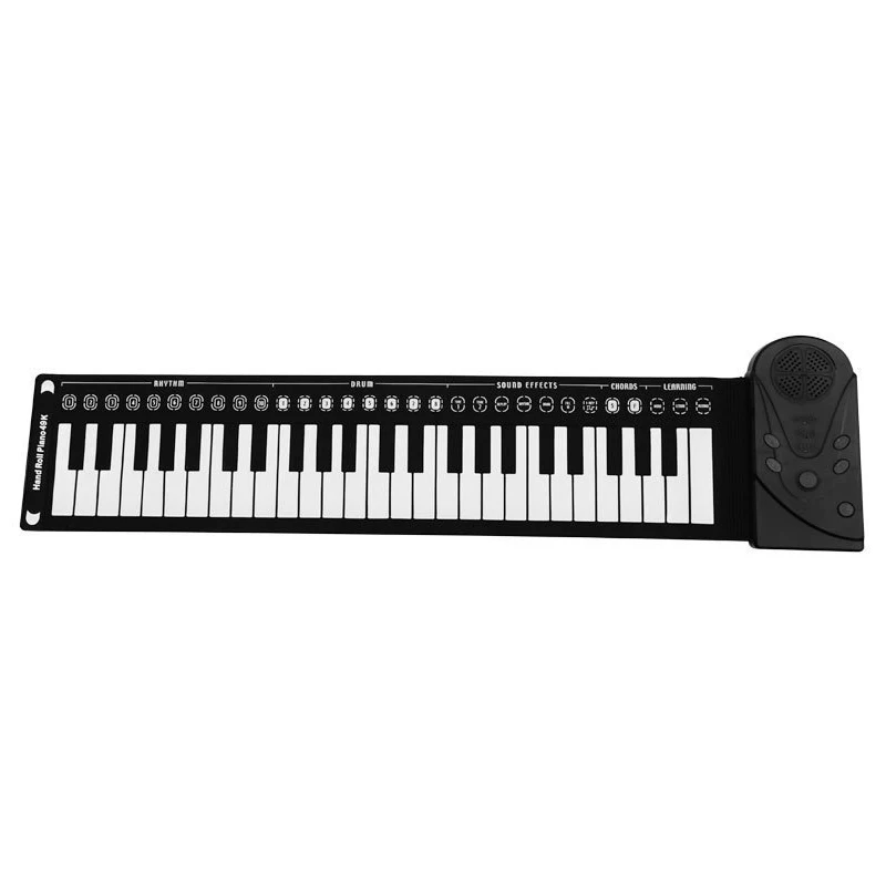 Portable 49-Key Flexible Silicone Roll Up Piano Folding Electronic Keyboard Children Beginner Portable Folding Electronic Piano
Portable 49-Key Flexible Silicone Roll Up Piano Folding Electronic Keyboard Children Beginner Portable Folding Electronic Piano