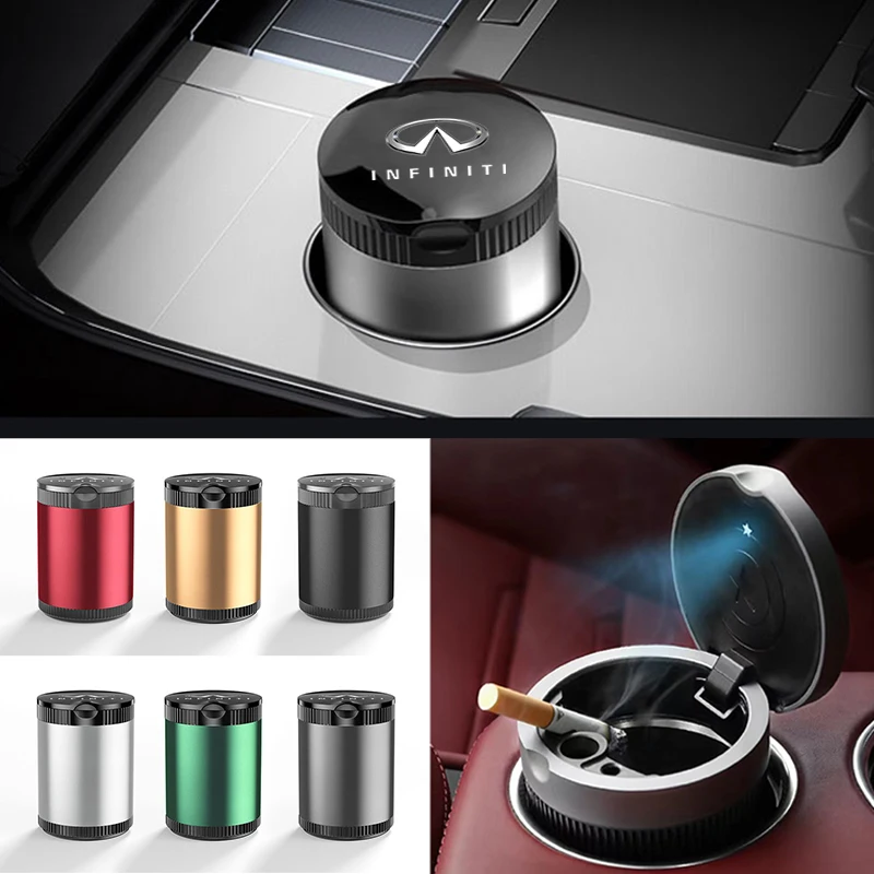 1pcs Portable LED Car Smoke Ashtray Car Interior Goods For INFINITI FX35 Q70 Q50 Q30 QX30 QX50 QX70 M37 G35 G37 FX37 Accessories
1pcs Portable LED Car Smoke Ashtray Car Interior Goods For INFINITI FX35 Q70 Q50 Q30 QX30 QX50 QX70 M37 G35 G37 FX37 Accessories