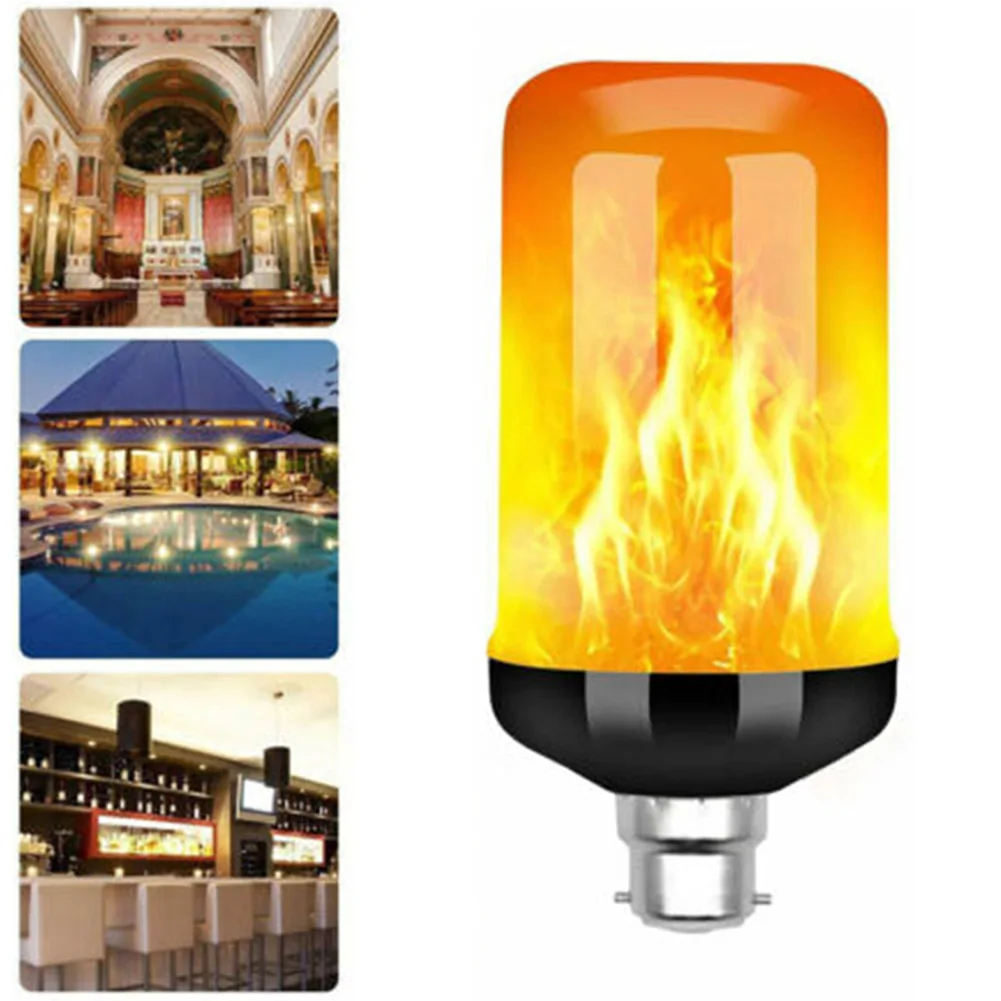 B22 LED Flame Bulb Lamps Flickering Light Dynamic Flame Effect 3W 220-240V Corn Bulb Flame Lights Home Lighting Decor
B22 LED Flame Bulb Lamps Flickering Light Dynamic Flame Effect 3W 220-240V Corn Bulb Flame Lights Home Lighting Decor