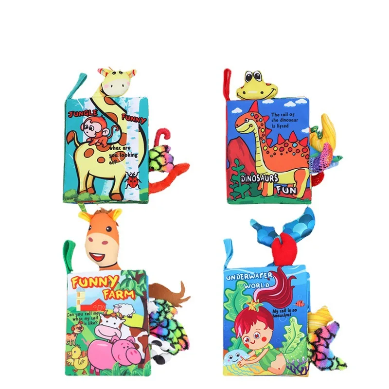 0-36M Baby Early Learning Toy Tail Cloth Book Parent-child Interactive Sound Paper Puzzle Enlightenment Cloth Book Rattle
0-36M Baby Early Learning Toy Tail Cloth Book Parent-child Interactive Sound Paper Puzzle Enlightenment Cloth Book Rattle