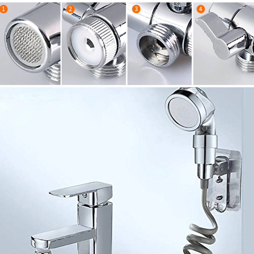 Bathroom Basin Faucet Extender External Shower Head Washbasin Tap Water Divider Bidet Spraye Washing Faucet Rinser Extension Set
Bathroom Basin Faucet Extender External Shower Head Washbasin Tap Water Divider Bidet Spraye Washing Faucet Rinser Extension Set