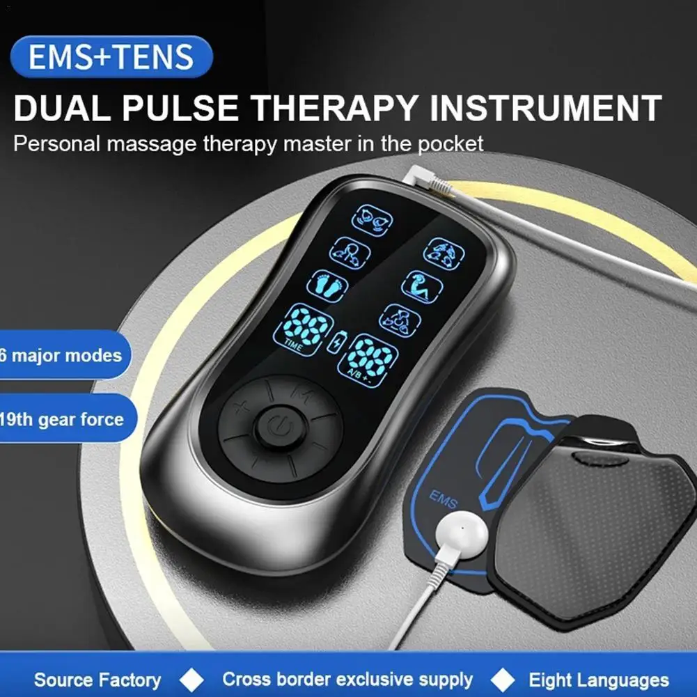 LCD Display EMS TEM Neck Massager Pulse Massage with 6 Massage Modes To Comprehensively Alleviate Muscle Fatigue
LCD Display EMS TEM Neck Massager Pulse Massage with 6 Massage Modes To Comprehensively Alleviate Muscle Fatigue