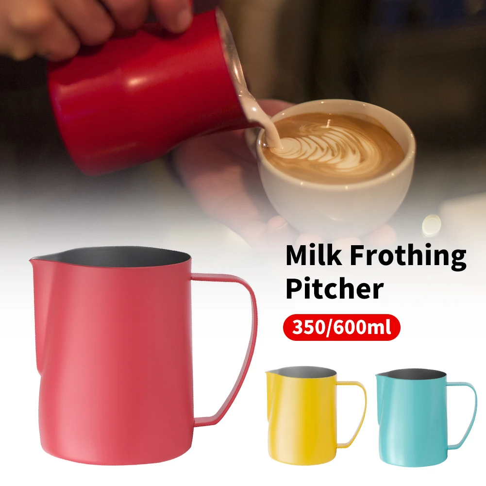 350/600ml Milk Frothing Pitcher Stainless Steel Milk Frother Cup Latte Cappuccino Milk Jug Barista Coffeeware Tools Accessories
350/600ml Milk Frothing Pitcher Stainless Steel Milk Frother Cup Latte Cappuccino Milk Jug Barista Coffeeware Tools Accessories