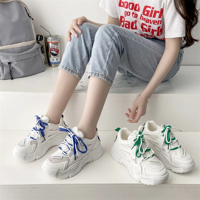 Fashion Platform Sports Shoes Green Summer Woman 2022 Running Shoes White Designer Sneakers Woman Sports Deals Thick Bottom
Fashion Platform Sports Shoes Green Summer Woman 2022 Running Shoes White Designer Sneakers Woman Sports Deals Thick Bottom