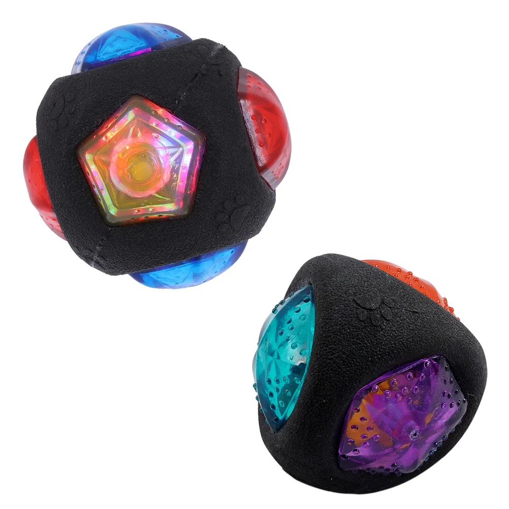 2Pcs Creative Glowing Balls for Dog Interactive Training Toys Wear-resistant Dog Squeaky Balls
2Pcs Creative Glowing Balls for Dog Interactive Training Toys Wear-resistant Dog Squeaky Balls