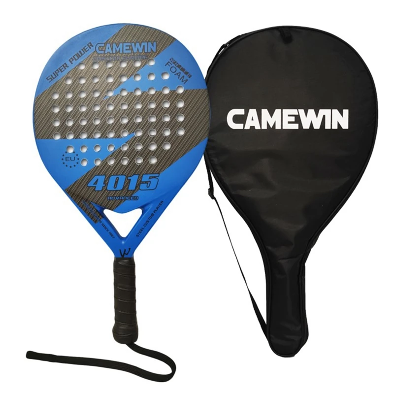 Camewin Padel Racket Beach Tennis Carbon Fiber And EVA Smooth Surface Durable Power Lite Paddleball Paddle Racket
Camewin Padel Racket Beach Tennis Carbon Fiber And EVA Smooth Surface Durable Power Lite Paddleball Paddle Racket