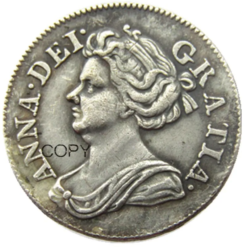 Посеребренная копия монеты Queen Anne 4 Pence 1713
Посеребренная копия монеты Queen Anne 4 Pence 1713