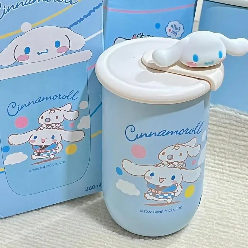 Original Hello Kitty Thermos Cup Cartoon Sanrio Melody Cinnamoroll Hand Cup Thermal Insulation Cup Gift for Girls Girlfriends 
Original Hello Kitty Thermos Cup Cartoon Sanrio Melody Cinnamoroll Hand Cup Thermal Insulation Cup Gift for Girls Girlfriends