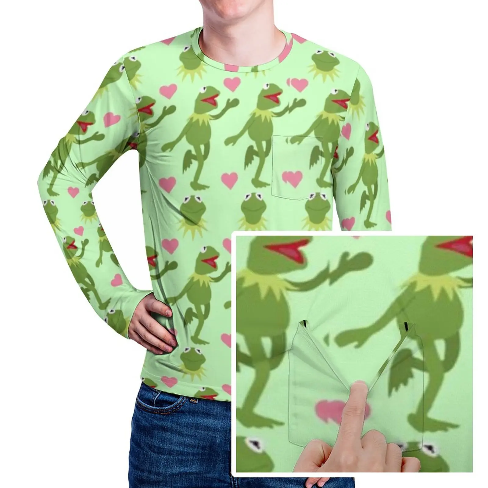 Frog T-Shirt Daily Animal Cartoon Red Heart Funny T-Shirts Men Harajuku Pattern Tee Shirt Plus Size
Frog T-Shirt Daily Animal Cartoon Red Heart Funny T-Shirts Men Harajuku Pattern Tee Shirt Plus Size