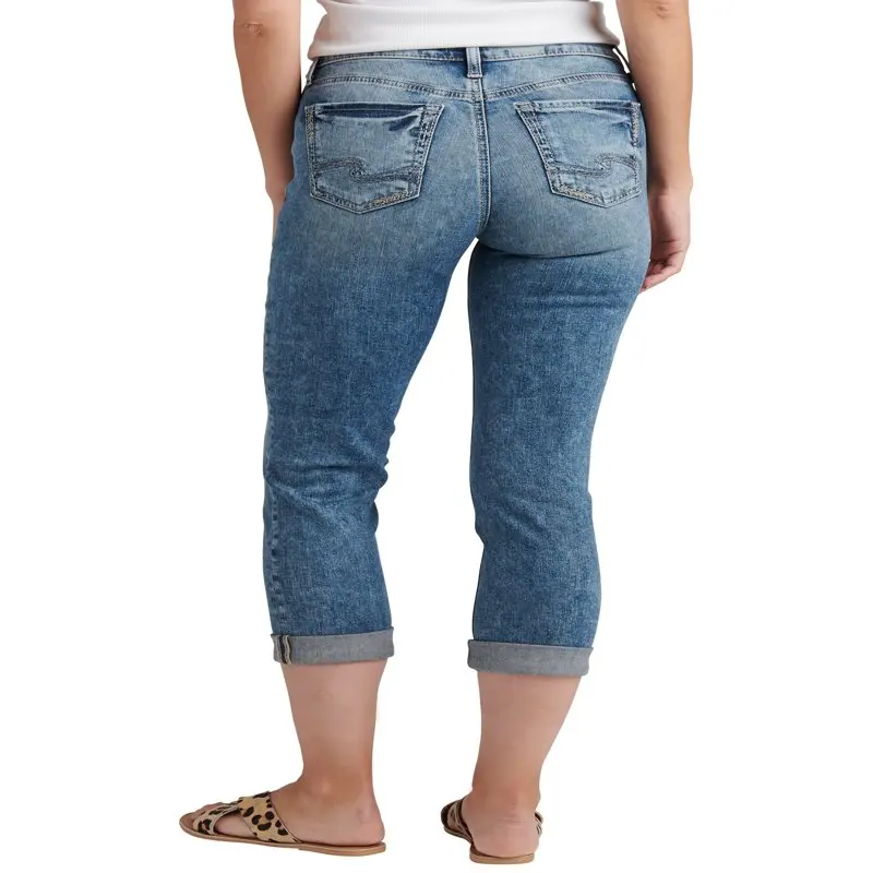 

Женские джинсы-капри Suki со средней посадкой, удобно сидят в сказочном стиле! Размеры талии 24-36