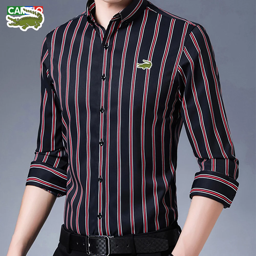 CARTELO Men's Shirt Long Sleeve 2022 Spring/Summer Casual Shirt Striped Men's Social Business Formal Shirt Slim Fashion
CARTELO Men's Shirt Long Sleeve 2022 Spring/Summer Casual Shirt Striped Men's Social Business Formal Shirt Slim Fashion