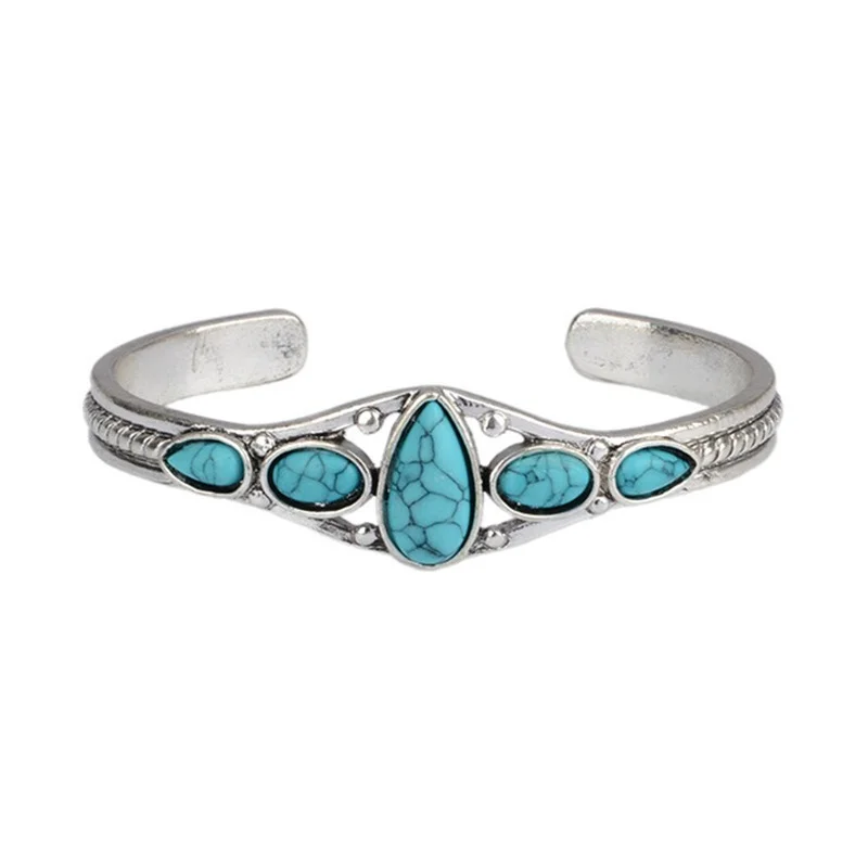 Vintage Natural Stone Bracelets Elegant Open Adjustable Cuff Bangles for Women Men Party Jewelry Gifts
Vintage Natural Stone Bracelets Elegant Open Adjustable Cuff Bangles for Women Men Party Jewelry Gifts