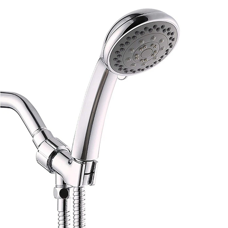 

HOT-High Pressure Shower Head With Pause Mode And Massage Spa, 5 Settings Handheld Showerhead Sprayer, Easy To Install