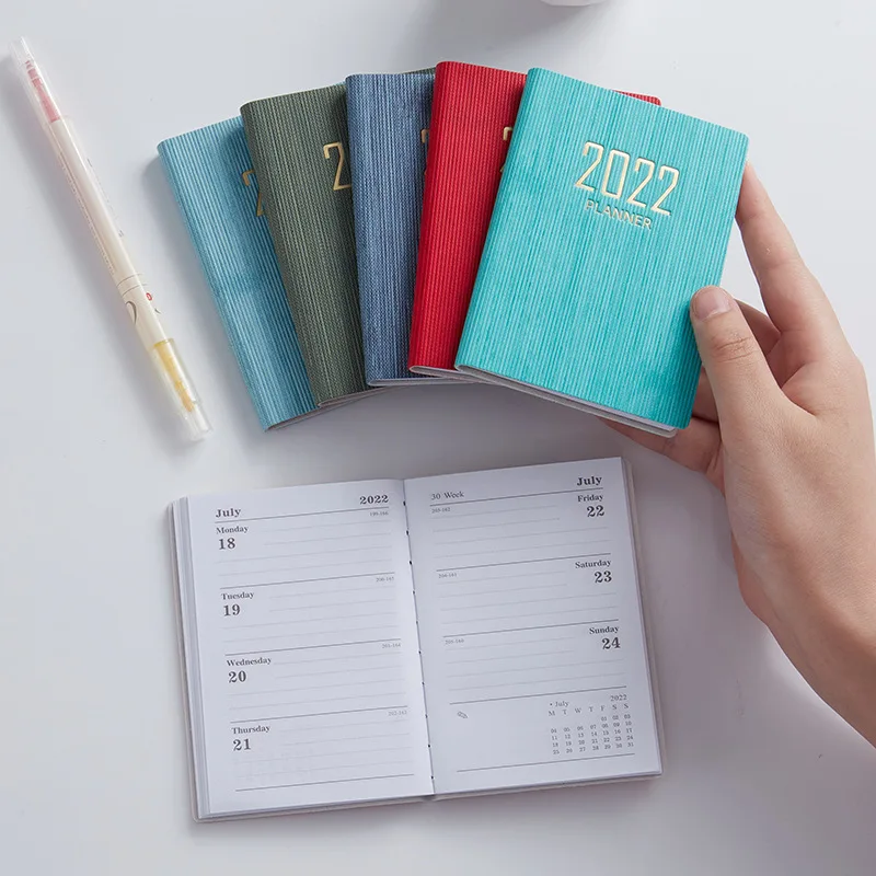 2022 Mini Pocket Notebook Small Journal A7 Notebook Time Planner Notepad Memo Diary Reminder Book
2022 Mini Pocket Notebook Small Journal A7 Notebook Time Planner Notepad Memo Diary Reminder Book