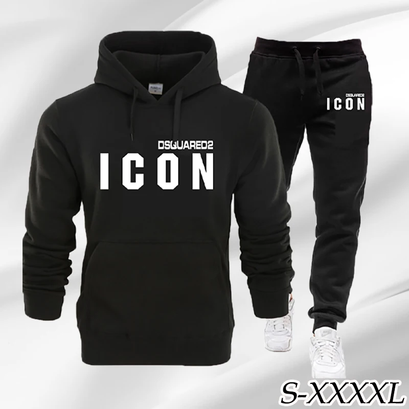 Newest Dsq Logo Printed Hoodie Sets Spring and Autumn Men's Tracksuit Hooded Pullover + Sweatpants Man Fashion Streetwear(S-4XL) 
Newest Dsq Logo Printed Hoodie Sets Spring and Autumn Men's Tracksuit Hooded Pullover + Sweatpants Man Fashion Streetwear(S-4XL)