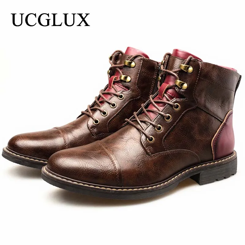 2022 New Men's Low Heel Short Boots Retro Fashion Casual Leather Boots Pointed Toe High Top Shoes Wedding Business Shoes
2022 New Men's Low Heel Short Boots Retro Fashion Casual Leather Boots Pointed Toe High Top Shoes Wedding Business Shoes