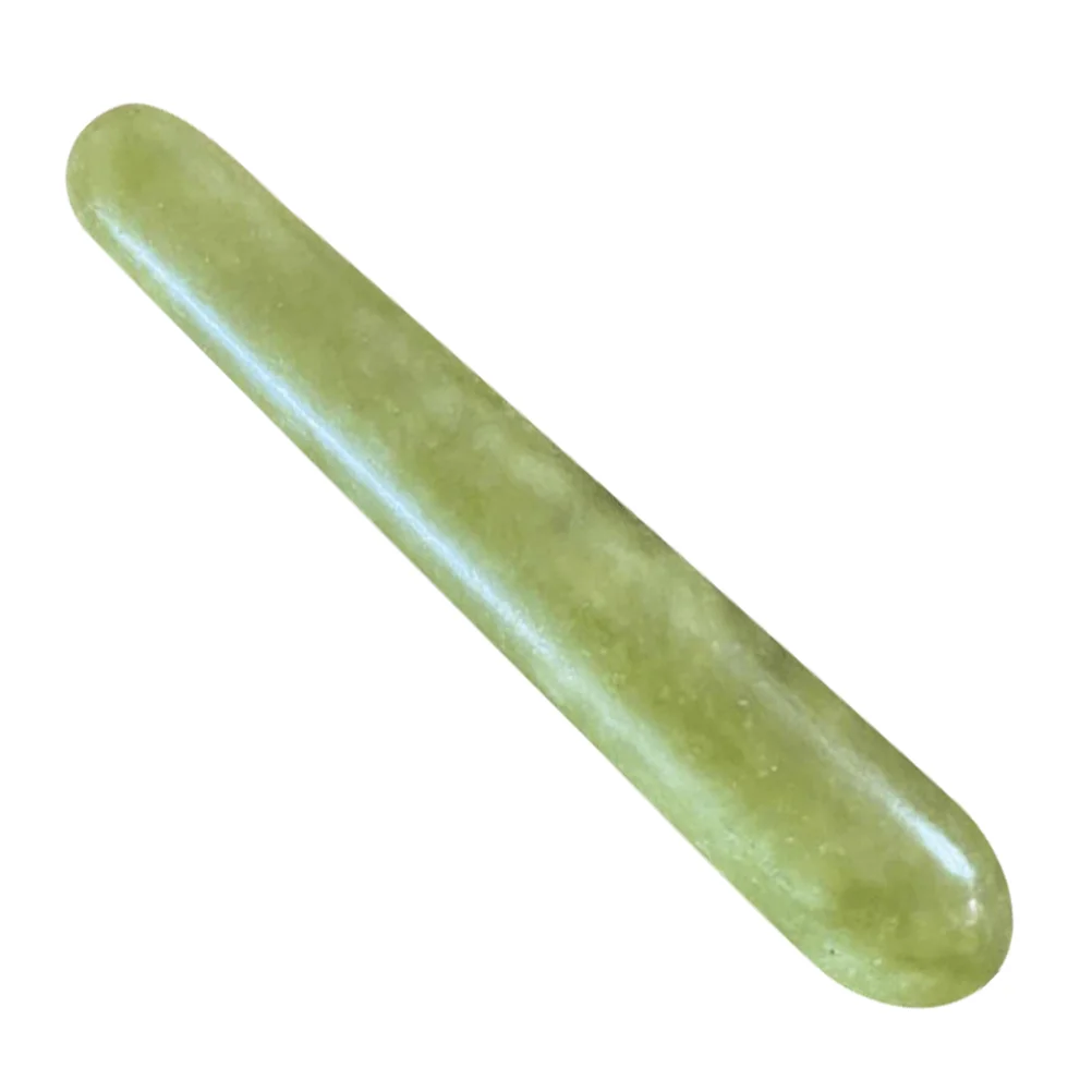 

Натуральная ручка, Нефритовая Массажная палочка, инструмент для ручного массажа, точечный массажер, акупунктурная ручка, лечебный инструмент для рельефного зеленого цвета