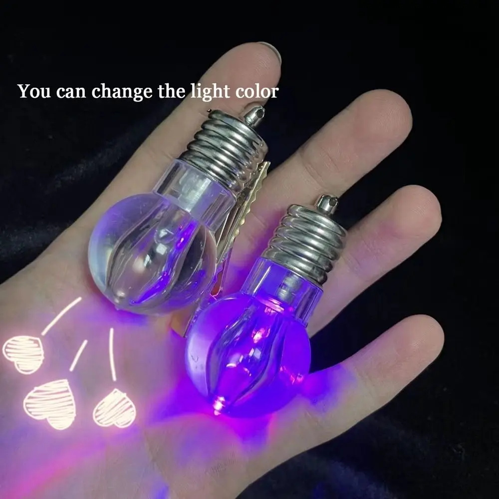 Заколка для волос женская с имитацией светящихся лампочек, креативный Забавный светящийся зажим для волос в дискотеке, аксессуары для волос
Заколка для волос женская с имитацией светящихся лампочек, креативный Забавный светящийся зажим для волос в дискотеке, аксессуары для волос