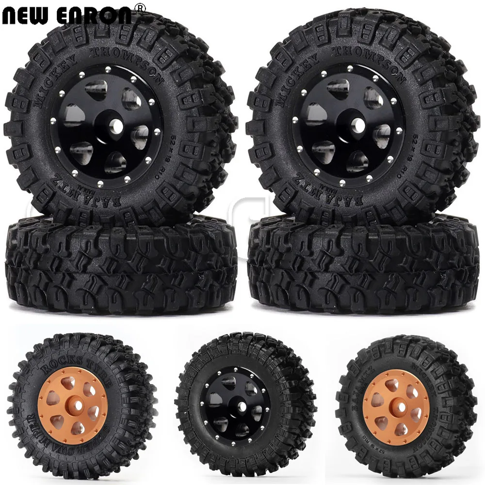 NEW ENRON 4P 1.0" 30mm Metal Beadlock CNC Micro Crawler Wheel Rim & 52mm Tires for 1/24 Axial SCX24 90081 AXI00001 mini crawler
NEW ENRON 4P 1.0" 30mm Metal Beadlock CNC Micro Crawler Wheel Rim & 52mm Tires for 1/24 Axial SCX24 90081 AXI00001 mini crawler