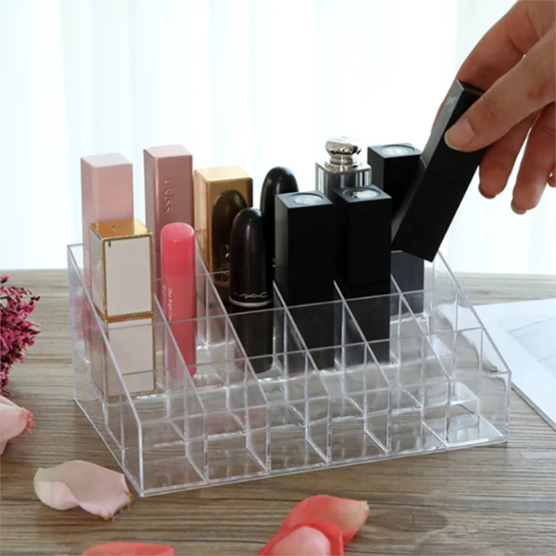 24 Grid Makeup Organizer Storage Box Cosmetic Box Lipstick Jewelry Box Case Holder Display Stand Make Up Organizer
24 Grid Makeup Organizer Storage Box Cosmetic Box Lipstick Jewelry Box Case Holder Display Stand Make Up Organizer