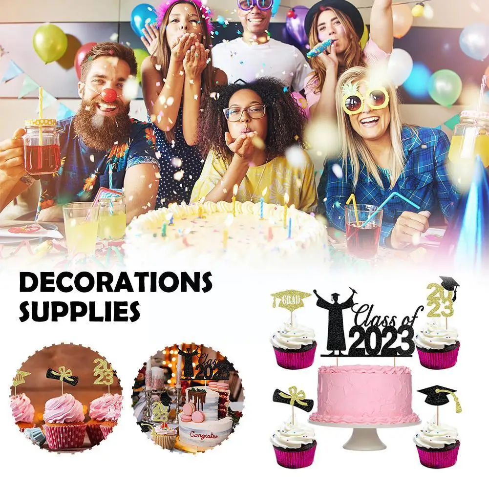 For 2023 Graduation Season Party Cake Topper Graduation Celebration Birthday Cake Festival College Party Supplies Kitchen M2Q2
For 2023 Graduation Season Party Cake Topper Graduation Celebration Birthday Cake Festival College Party Supplies Kitchen M2Q2