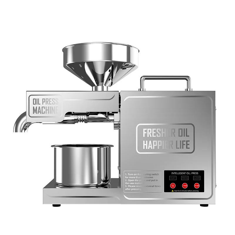 Household B03 Oil Press Full Automatic Intelligent Stainless Steel Oil Squeezing Machine Peanut Flax Seed Walnut
Household B03 Oil Press Full Automatic Intelligent Stainless Steel Oil Squeezing Machine Peanut Flax Seed Walnut