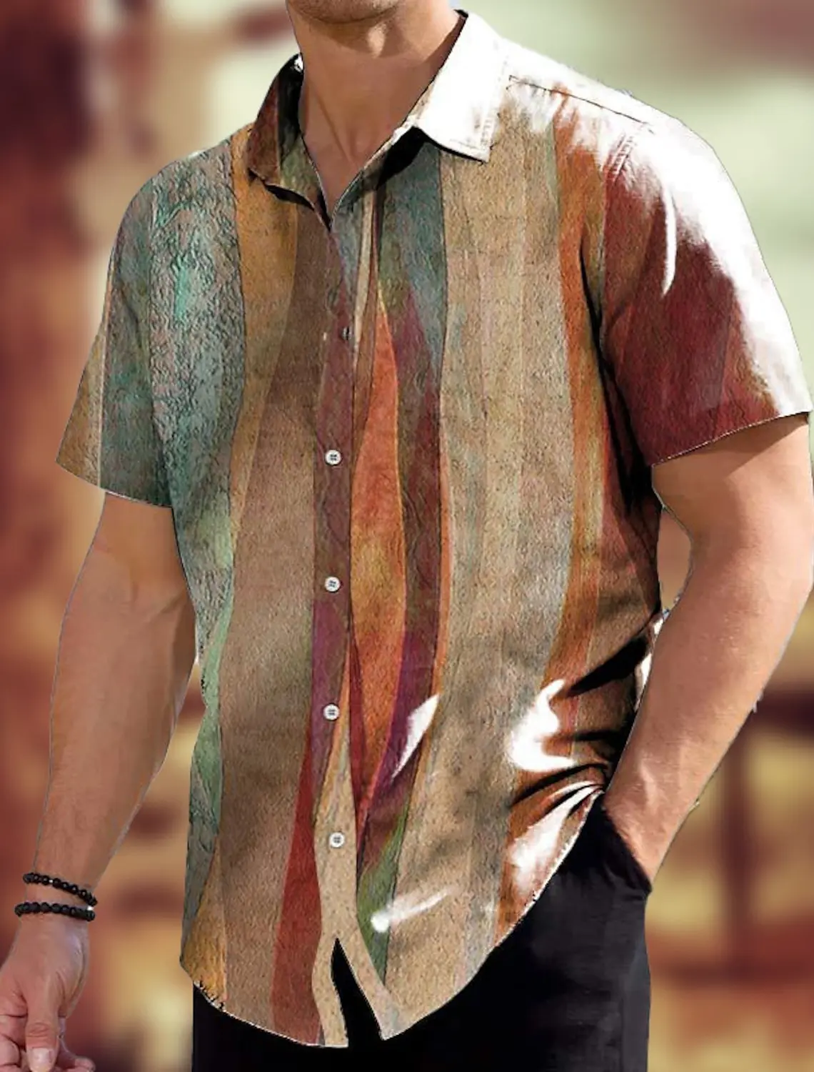 Summer Men's Stripe/Color Block Shirt 3D Prints Vintage Turndown Tops Streetwear Short Sleeve Oversized Clothing Fashion Shirt
Summer Men's Stripe/Color Block Shirt 3D Prints Vintage Turndown Tops Streetwear Short Sleeve Oversized Clothing Fashion Shirt