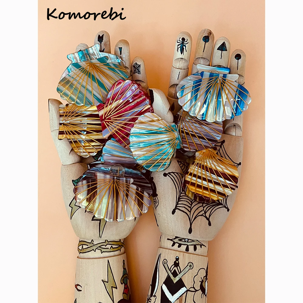 Цветные полосатые оболочки, зажимы для волос с уксусной кислотой, акриловые Крабики для волос для женщин, аксессуары для волос, новинка 2022
Цветные полосатые оболочки, зажимы для волос с уксусной кислотой, акриловые Крабики для волос для женщин, аксессуары для волос, новинка 2022