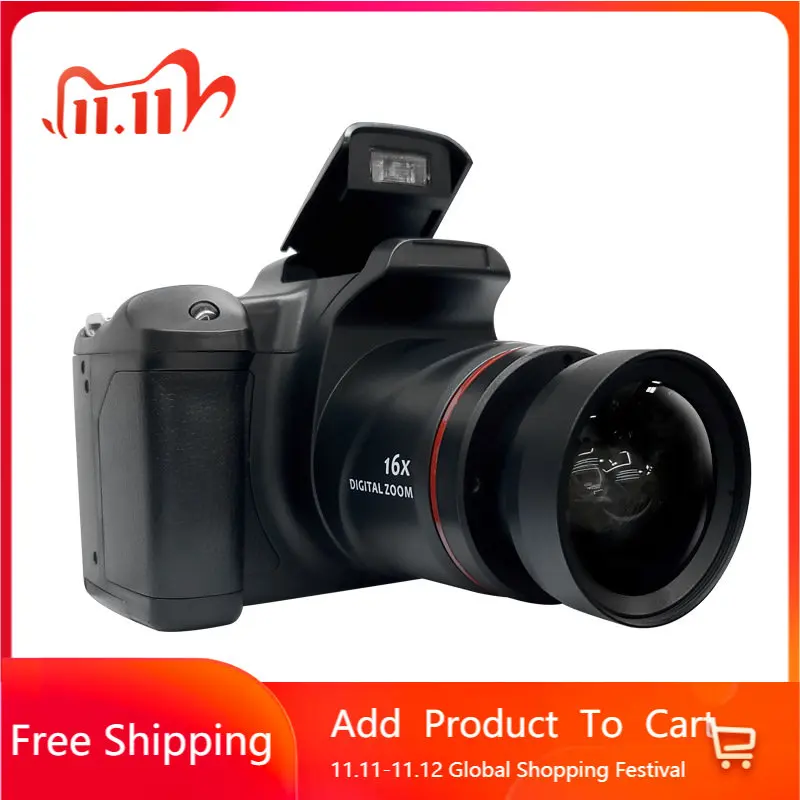 Telephoto Camera Wide-angle Lens Upgrade Digital Full HD1080P 16x Digital Zoom Camera Video Camcorder Vlogging High Definition
Telephoto Camera Wide-angle Lens Upgrade Digital Full HD1080P 16x Digital Zoom Camera Video Camcorder Vlogging High Definition