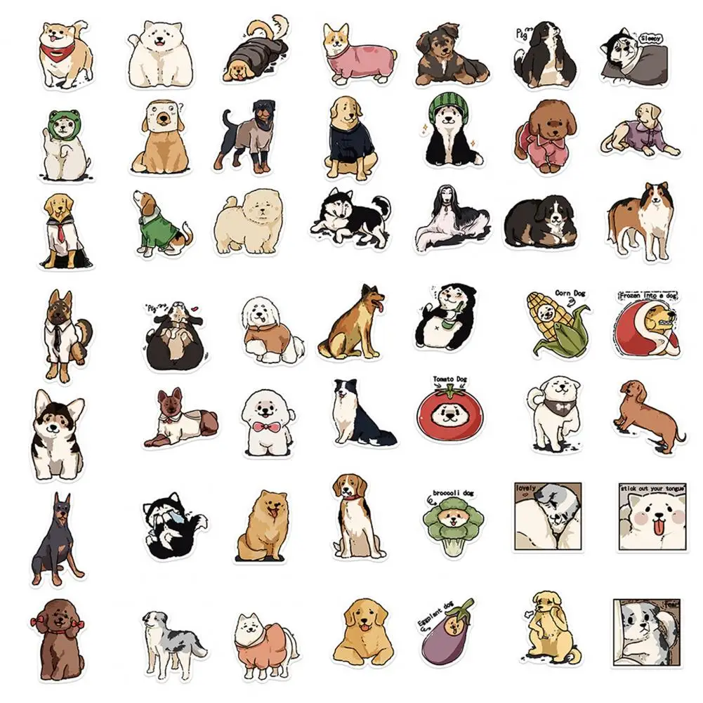 Cute Dog Stickers Retro Style Stickers Waterproof Cartoon Dog Stickers Ideal for Pencil Case Skateboard Water Bottle for Kids
Cute Dog Stickers Retro Style Stickers Waterproof Cartoon Dog Stickers Ideal for Pencil Case Skateboard Water Bottle for Kids