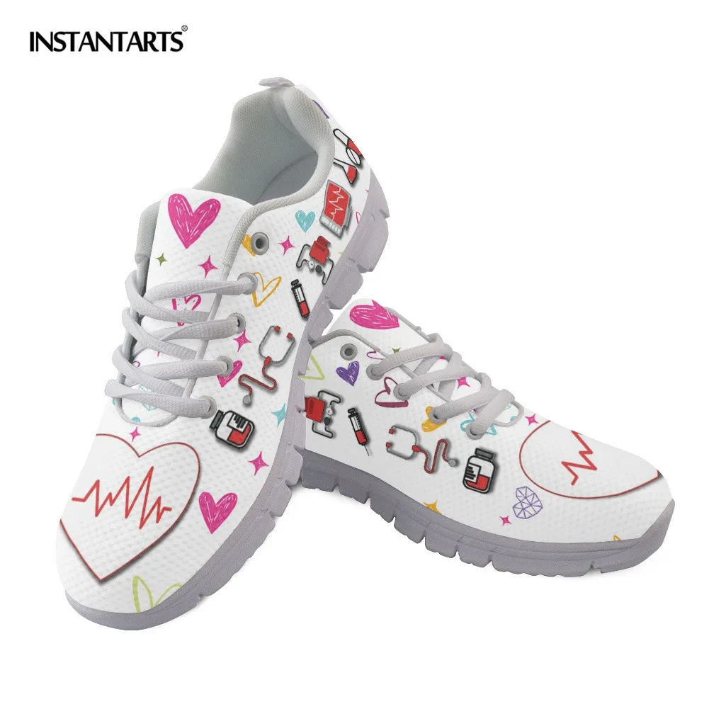 INSTANTARTS Color Love Medical Design Nurse Doctor Shoes for Women Running Sneaker Female Sports Footwear Light Mesh Trainers
INSTANTARTS Color Love Medical Design Nurse Doctor Shoes for Women Running Sneaker Female Sports Footwear Light Mesh Trainers