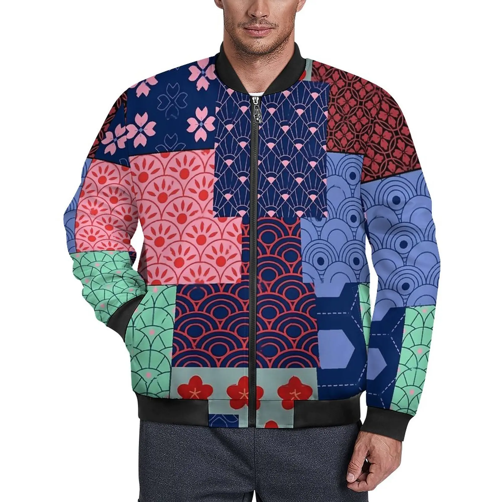 Patchwork Print Casual Jackets Mens Japanese Waves and Flowers Coats Winter Trendy Jacket Zipper Pattern Loose Clothing 5XL 6XL
Patchwork Print Casual Jackets Mens Japanese Waves and Flowers Coats Winter Trendy Jacket Zipper Pattern Loose Clothing 5XL 6XL