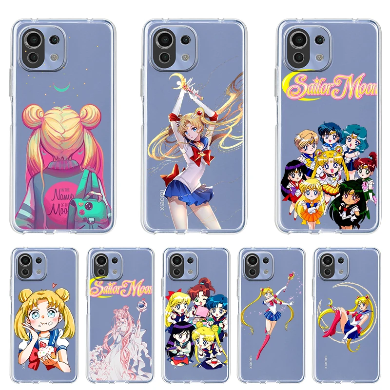 Cute Sailor Moon For Xiaomi Mi 12 12X 11T 11i 11 10T Note 10 9T 9 SE A3 CC9E Pro Lite Ultra Transparent Phone Case
Cute Sailor Moon For Xiaomi Mi 12 12X 11T 11i 11 10T Note 10 9T 9 SE A3 CC9E Pro Lite Ultra Transparent Phone Case