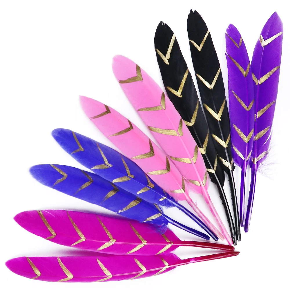 50pcs Hand-Painted Gold Powder Goose Feathers Jewelry Natural Swan Plumes Diy Wedding Party Creative Decoration Length 10-18cm
50pcs Hand-Painted Gold Powder Goose Feathers Jewelry Natural Swan Plumes Diy Wedding Party Creative Decoration Length 10-18cm