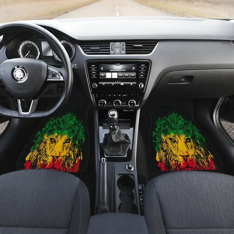 Colorful Jamaican Rasta Lions Car Mats Back/Front, Floor Mats Set, Car Accessories
Colorful Jamaican Rasta Lions Car Mats Back/Front, Floor Mats Set, Car Accessories