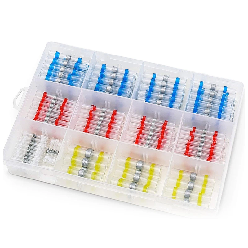 1 Set Solder Seal Wire Connectors Solder Sleeve Waterproof Insulated Wire Connectors 27.41X18.01X4.39 Cm 
1 Set Solder Seal Wire Connectors Solder Sleeve Waterproof Insulated Wire Connectors 27.41X18.01X4.39 Cm