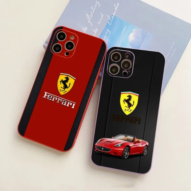 Роскошный автомобильный чехол Ferrari, силиконовый чехол карамельного цвета для IPhone 14 12 13 11 Pro Max Mini X XR XS Max 7 8 Plus
Роскошный автомобильный чехол Ferrari, силиконовый чехол карамельного цвета для IPhone 14 12 13 11 Pro Max Mini X XR XS Max 7 8 Plus