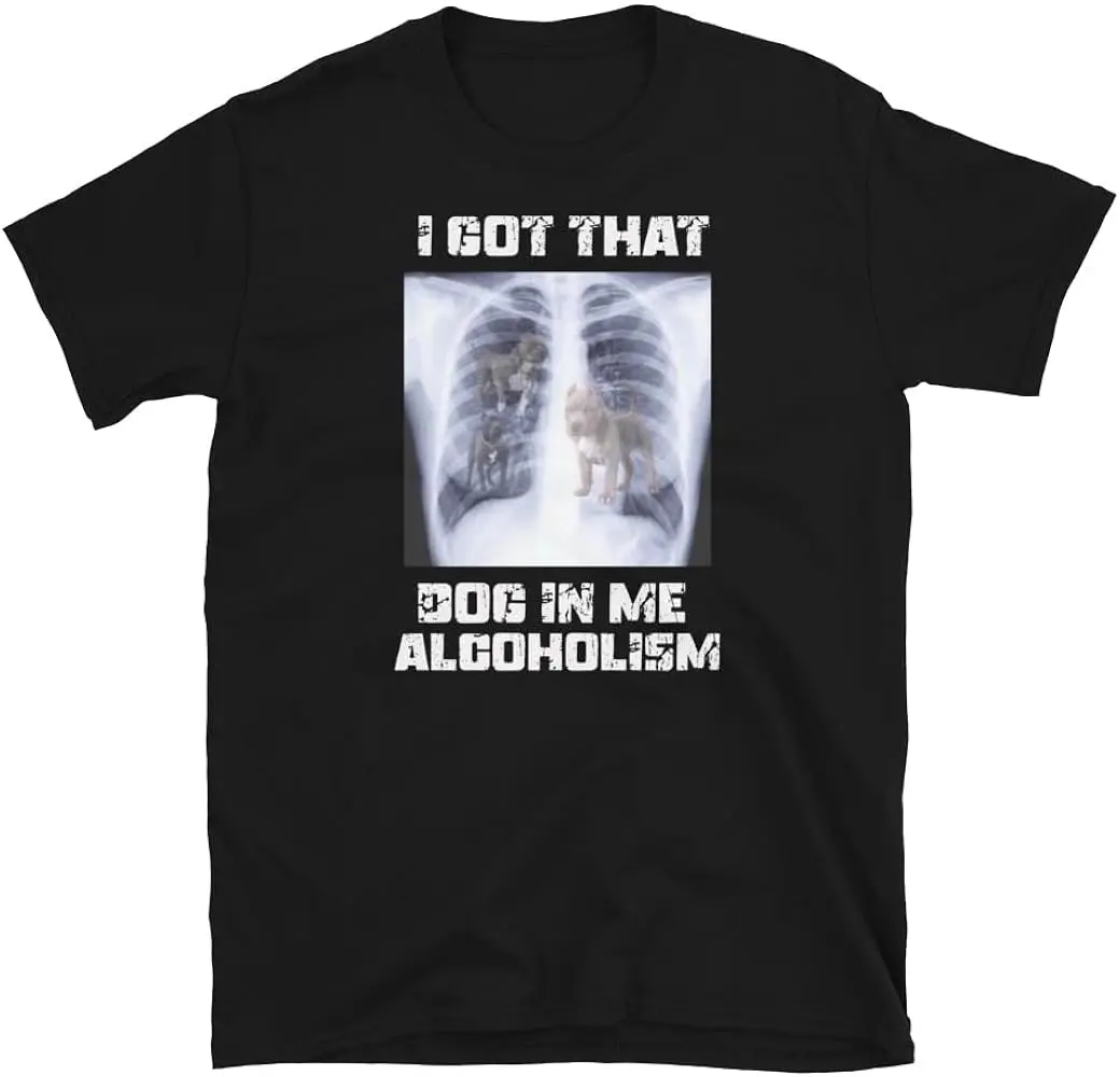 Забавный питьевой я получил эта собака Алкоголизм в меня Xray Meme Drinker Мужчины