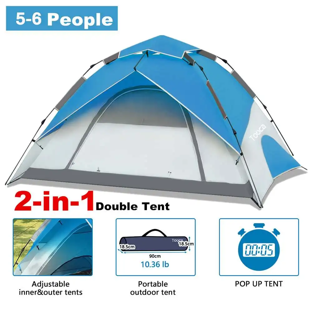 Camping Tent 4 Person Instant Set Up Up Family Automatic Dome Tent Orange Waterproof Windproof Sun Protection Shelters Tents
Camping Tent 4 Person Instant Set Up Up Family Automatic Dome Tent Orange Waterproof Windproof Sun Protection Shelters Tents