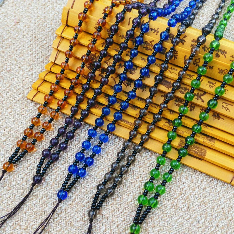 2pcs Hand Knited Necklace silk thread knot cord beads For Pendant-glass bead
2pcs Hand Knited Necklace silk thread knot cord beads For Pendant-glass bead