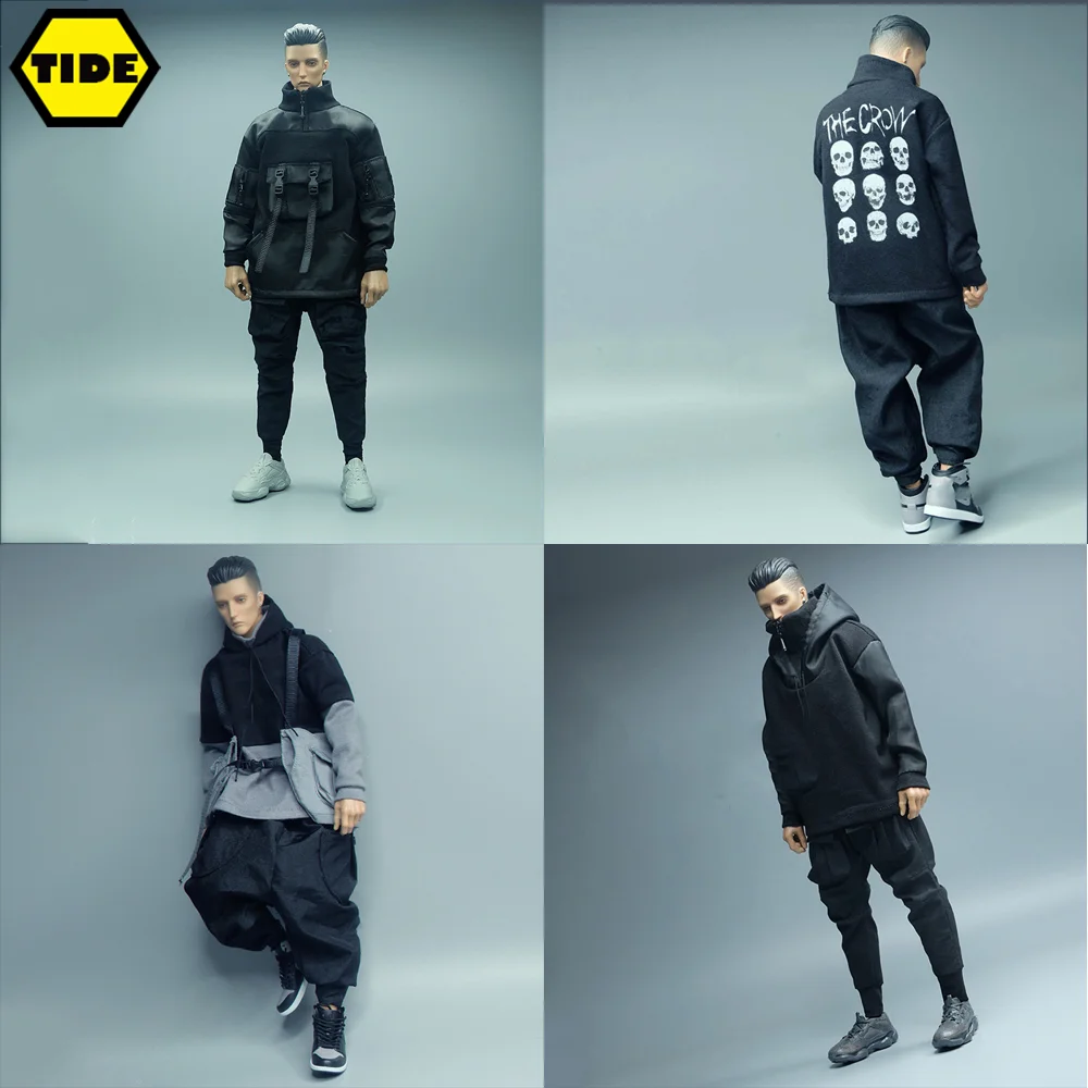 CROWDHTOYS 1/6 Male Model Trendy Sweater Cyberpunk Hoodie Vest Multi-Pocket Hip-hop Pant Clothes Set for 12 Inches Figure Body
CROWDHTOYS 1/6 Male Model Trendy Sweater Cyberpunk Hoodie Vest Multi-Pocket Hip-hop Pant Clothes Set for 12 Inches Figure Body