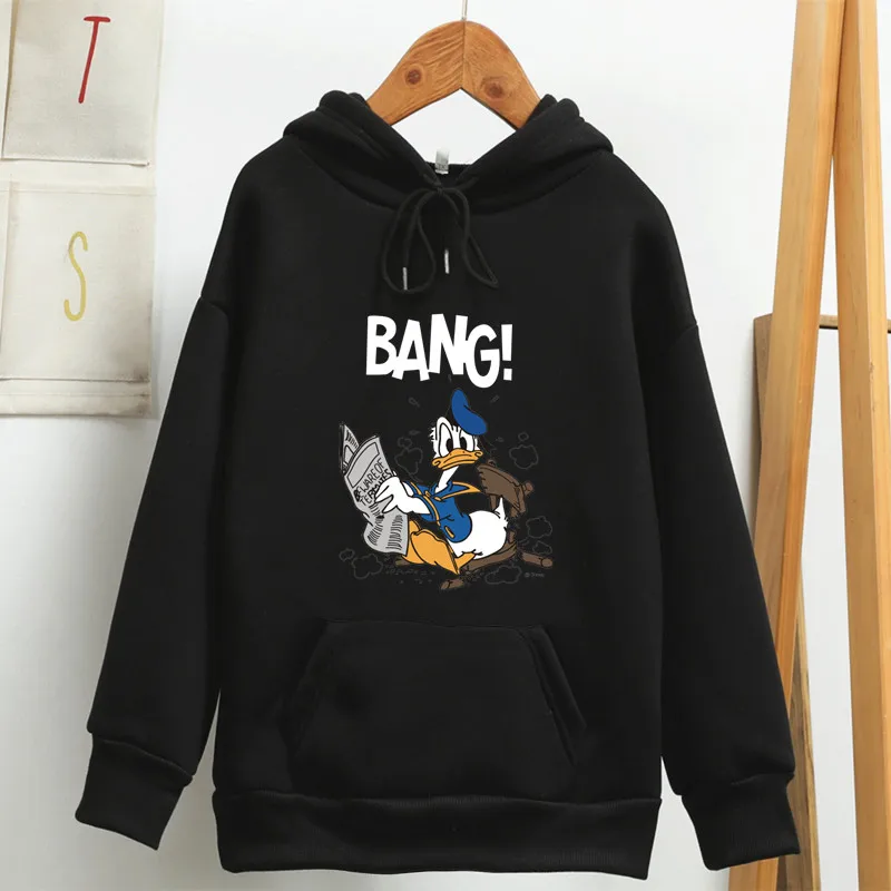 Disney Anime Donald Duck Fell Funny Sweatshirt with Hood for Women Long Sleeve Fleece Thick Autumn Winter Hoodies Ladies Y2K
Disney Anime Donald Duck Fell Funny Sweatshirt with Hood for Women Long Sleeve Fleece Thick Autumn Winter Hoodies Ladies Y2K