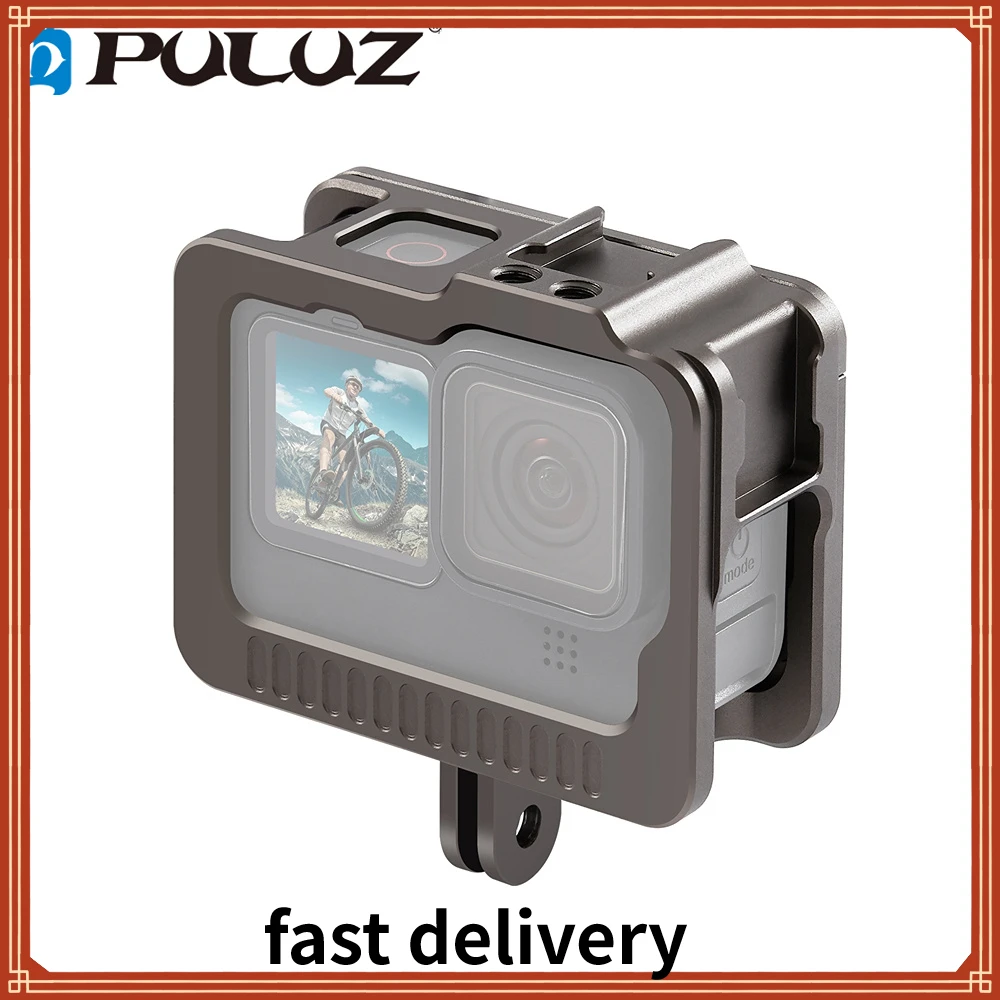 PULUZ Frame Expansion Metal Cage for GoPro Hero11 Black / HERO10 Black / HERO9 Black Sports Action Cameras Cover
PULUZ Frame Expansion Metal Cage for GoPro Hero11 Black / HERO10 Black / HERO9 Black Sports Action Cameras Cover