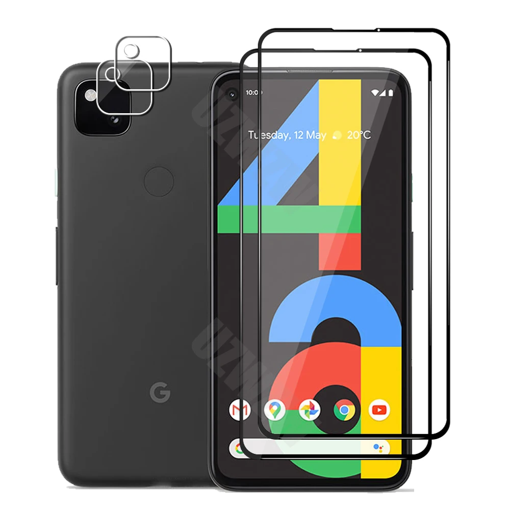 (2+2) For Google Pixel 4A 4G (2pcs) Full Coverage Tempered Glass Screen Protector & (2pcs) Camera Lens Protective Film
(2+2) For Google Pixel 4A 4G (2pcs) Full Coverage Tempered Glass Screen Protector & (2pcs) Camera Lens Protective Film